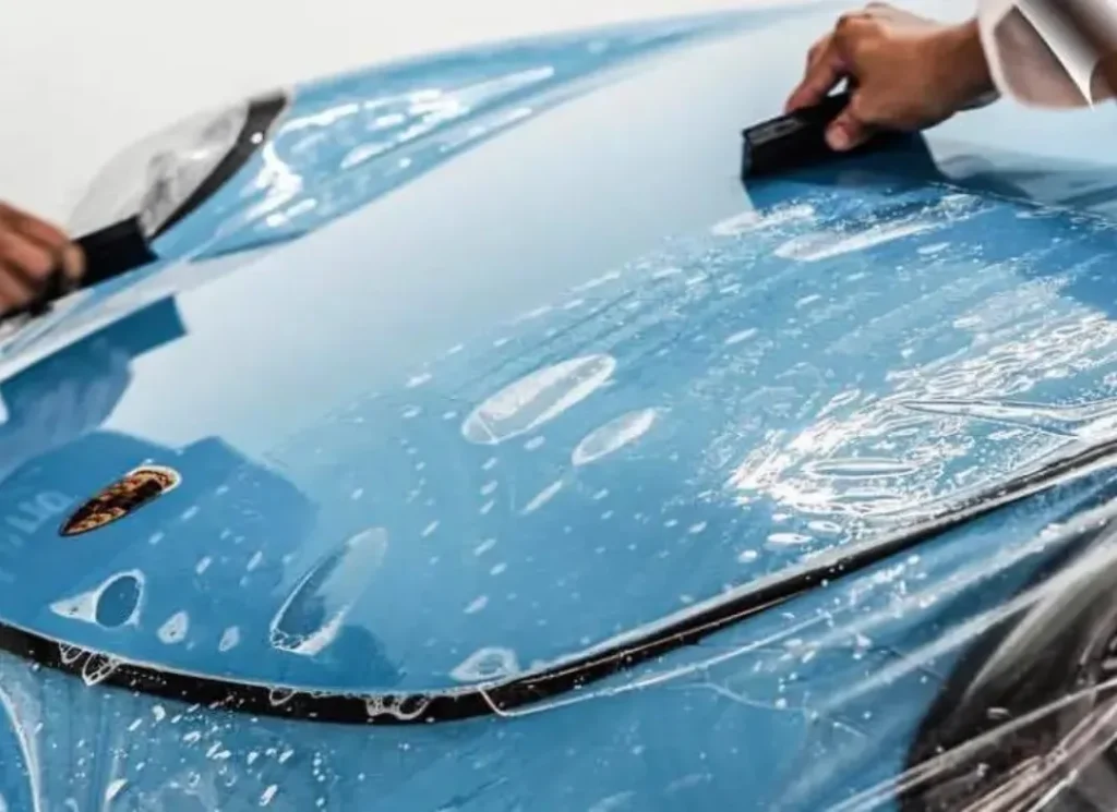 Wrapping car surface